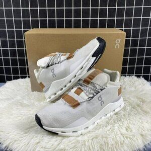 New On Cloudnova White Pearl Cloudtec Running Shoes Women's Size